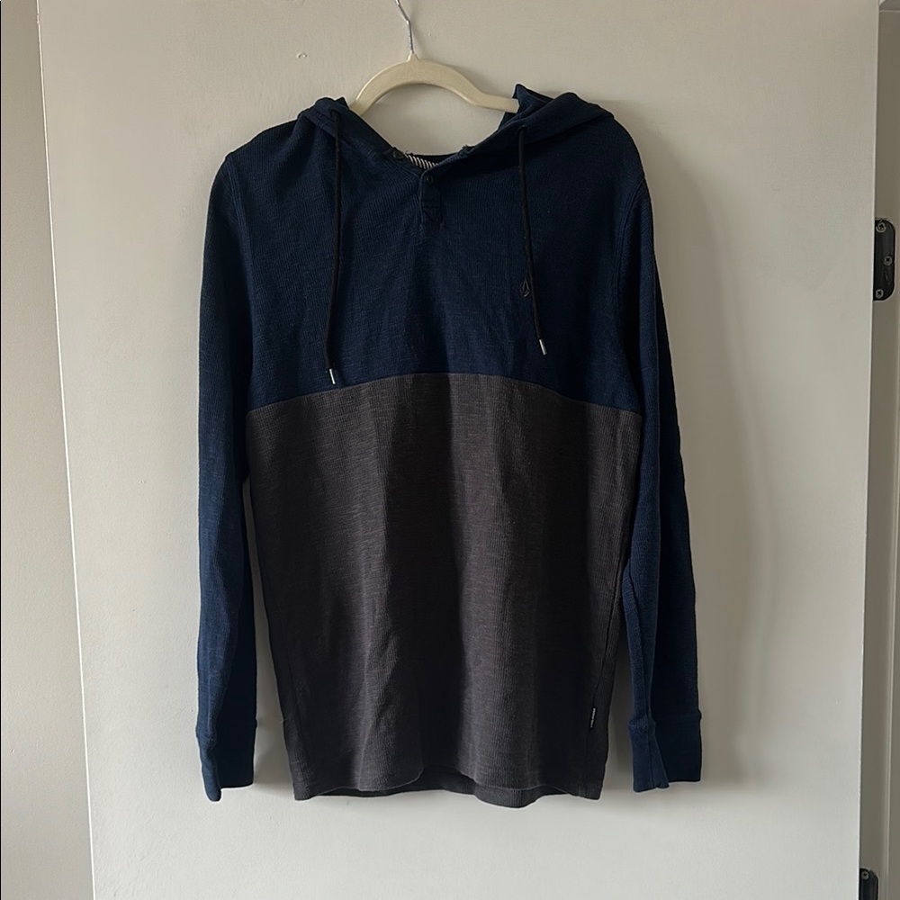 Volcom Men's Two-Tone Hoodie Shirt